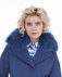 Пальто прямого силуэта, синее www.EkaterinaSmolina.ru