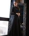 Платье длины макси с плиссированной юбкой, черного цвета www.EkaterinaSmolina.ru