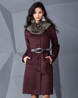 Утепленные пальто женские с мехом