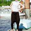 Зуавы трикотажные черные