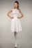 Платье с юбкой-солнце, белого цвета   www.EkaterinaSmolina.ru