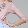Базовая блуза с вырезом лодочка