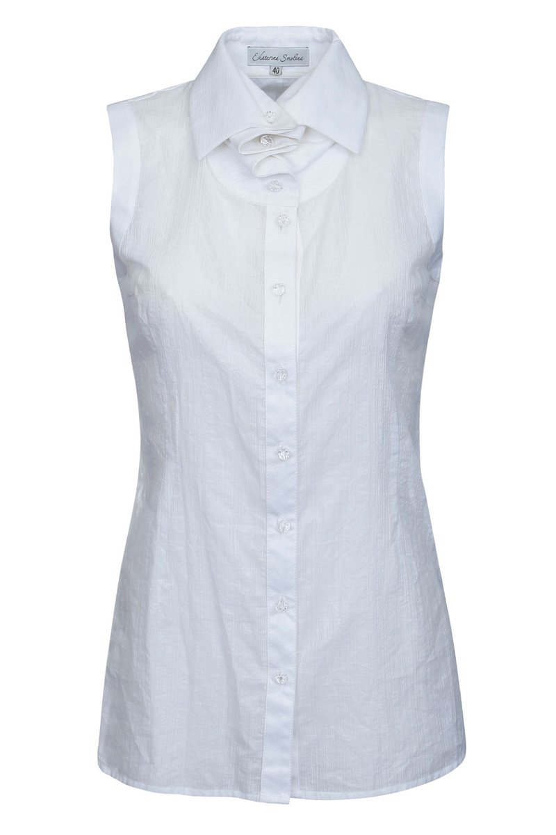 Блуза белая из хлопка