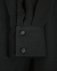 Блуза черного цвета со сборкой у воротника www.EkaterinaSmolina.ru