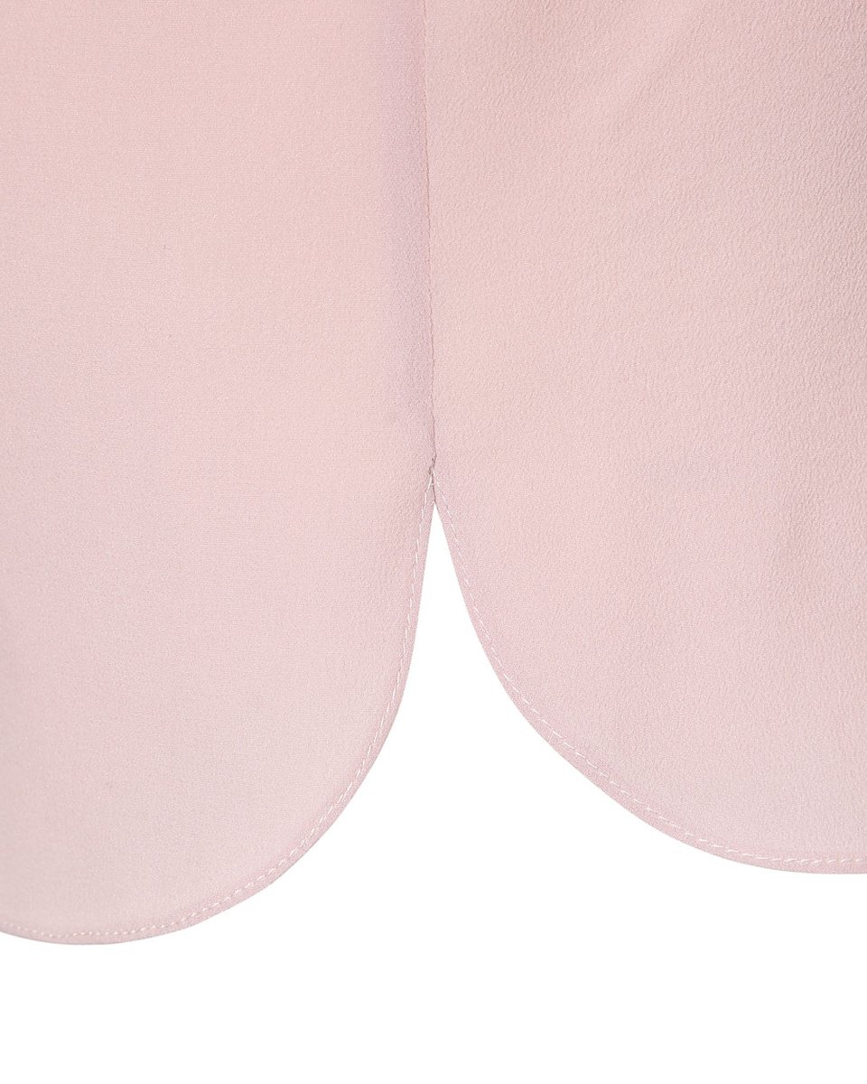 Классическая блуза розового цвета