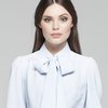 Блуза с бантом и объемным рукавом