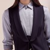Блуза серого цвета с карманом на груди