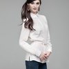 Блуза с накладным карманом и пайетками