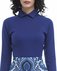 Блуза трикотажная с рукавом-реглан, синяя www.EkaterinaSmolina.ru