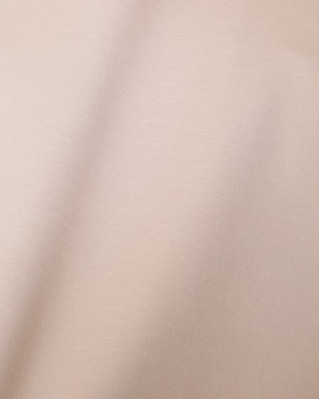 Блуза трикотажная с вырезом-лодочка, светло-бежевого цвета