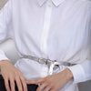 Блуза прямого кроя, белого цвета