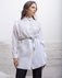 Блуза прямого кроя, белого цвета www.EkaterinaSmolina.ru