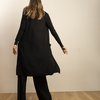 Кардиган черного цвета с накладными карманами