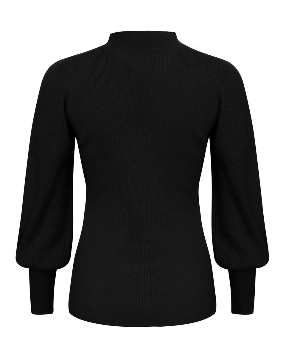 Джемпер черного цвета из премиальной шерсти
