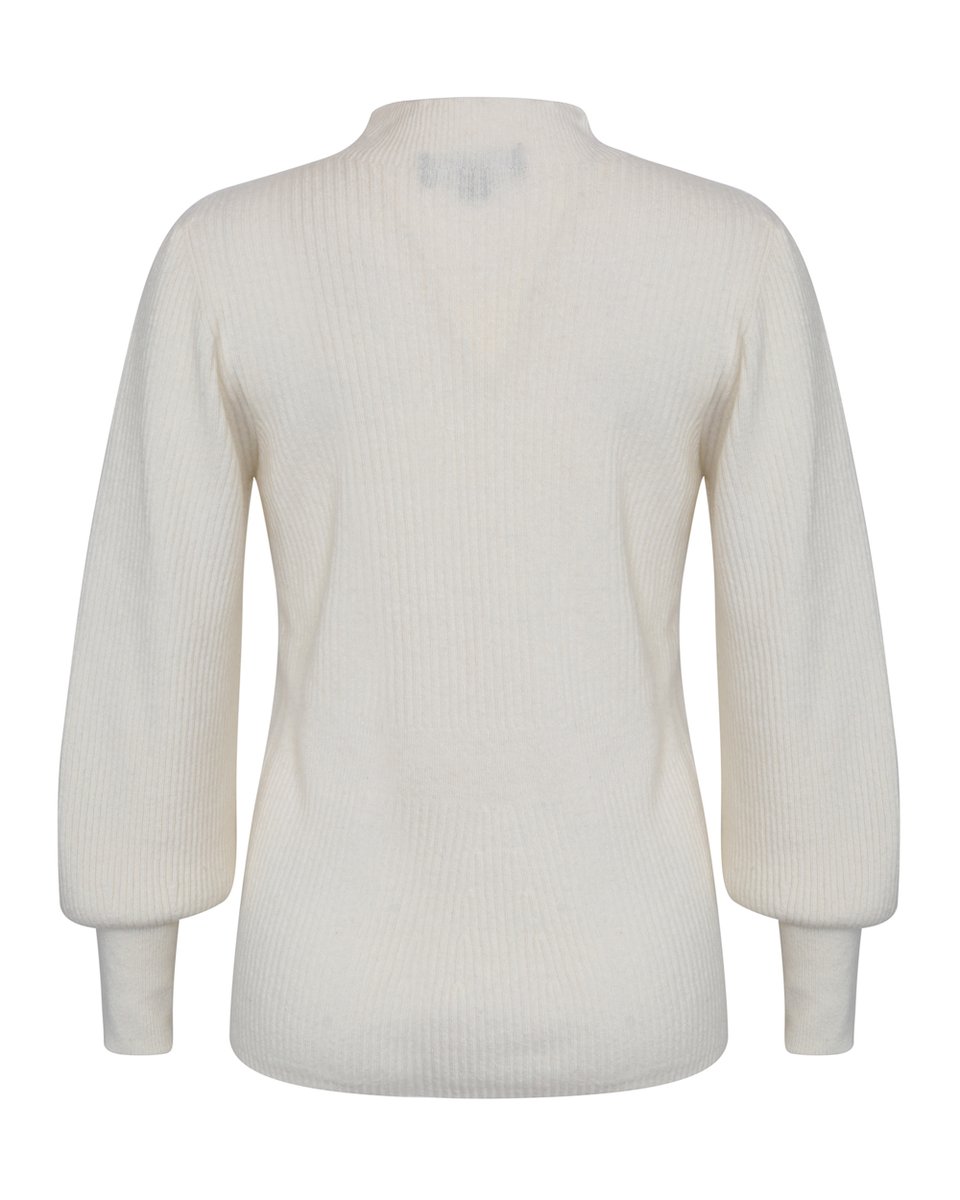 Джемпер белого цвета из премиальной шерсти