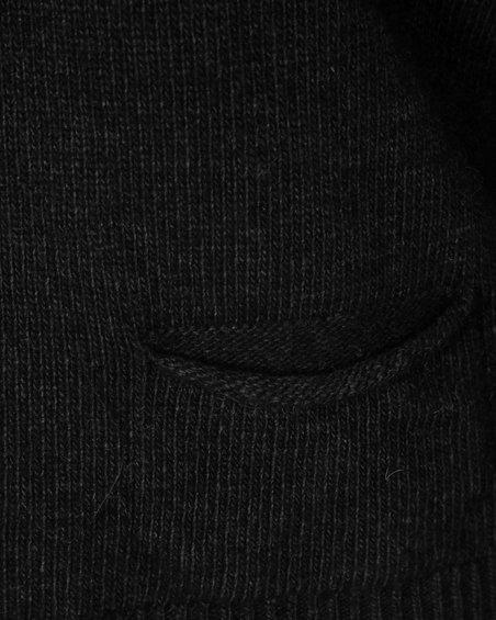 Джемпер укороченный из шерсти и кашемира, графитового цвета