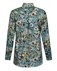 Классическая блуза голубого цвета с цветочным принтом www.EkaterinaSmolina.ru