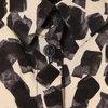 Классическая блуза молочного цвета с принтом "акварельные мазки"