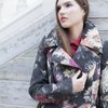 Пальто из кашемира с цветочным принтом. Лимитированный выпуск