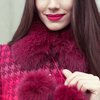Пальто из жаккарда с пышной юбкой