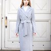 Пальто-кардиган серого цвета
