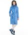 Пальто нежно-голубого цвета с фестонами www.EkaterinaSmolina.ru