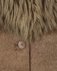 Зимнее пальто приталенного силуэта с кожаным ремнем, бежевого цвета www.EkaterinaSmolina.ru