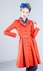 Пальто с цельнокроеным верхом оранжевого цвета www.EkaterinaSmolina.ru