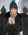 Зимнее пальто черного цвета с меховым воротником www.EkaterinaSmolina.ru