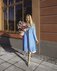 Пальто с фестонами небесно-голубого цвета www.EkaterinaSmolina.ru