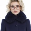 Пальто с юбкой плиссе и фестонами