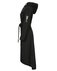 Пальто в спортивном стиле из драпа с прозрачными вставками, черного цвета www.EkaterinaSmolina.ru