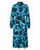 Платье с цветочным принтом голубого цвета www.EkaterinaSmolina.ru