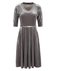 Платье из бархата серого цвета www.EkaterinaSmolina.ru