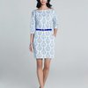 Платье из хлопка с принтом