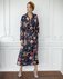 Платье-кимоно с ярким цветочным принтом www.EkaterinaSmolina.ru