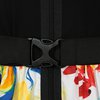 Платье с пышной юбкой и акварельным принтом