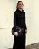 Платье макси с капюшоном, черного цвета www.EkaterinaSmolina.ru