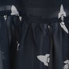 Платье макси с воланом на юбке, принт "Ракеты"