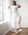 Платье с шитьем белого цвета www.EkaterinaSmolina.ru