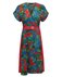 Платье с цветочным принтом и плиссированными вставками www.EkaterinaSmolina.ru