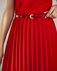 Платье с юбкой гофре, красного цвета www.EkaterinaSmolina.ru