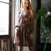 Платье с открытыми плечами
