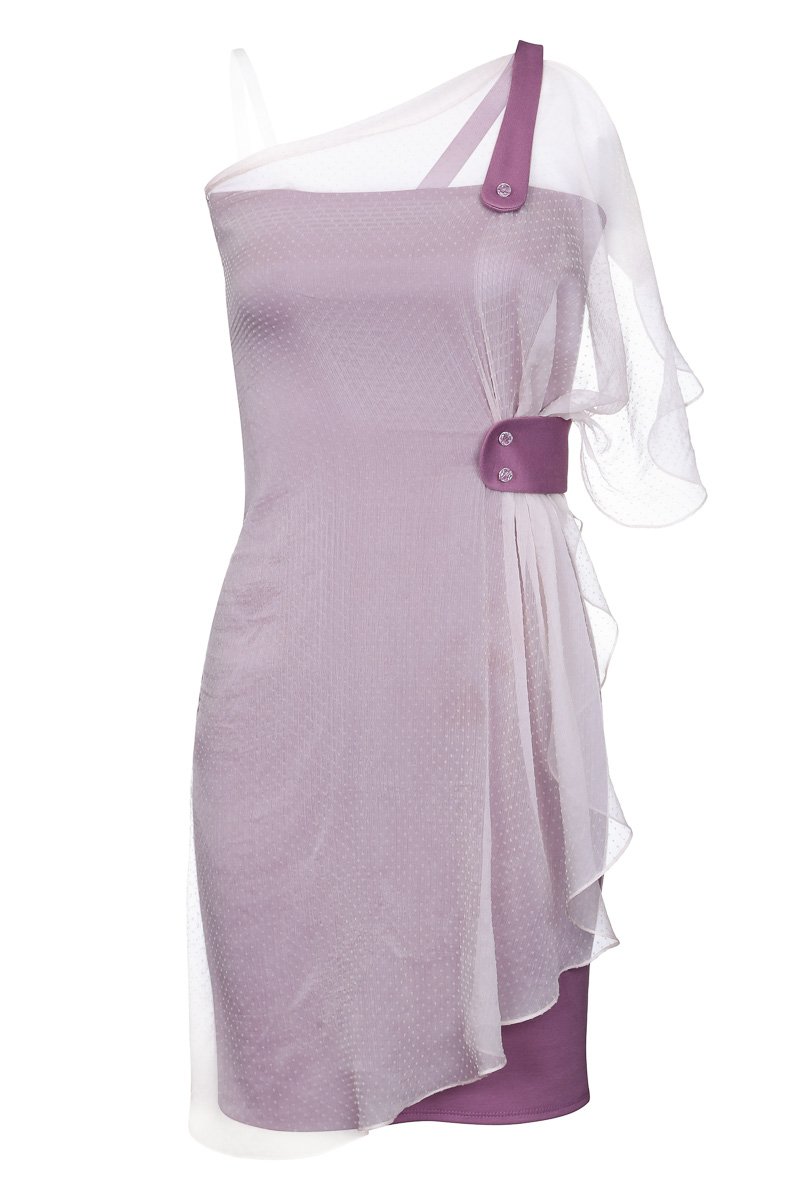 Платье трикотажное из комбинированных материалов www.EkaterinaSmolina.ru