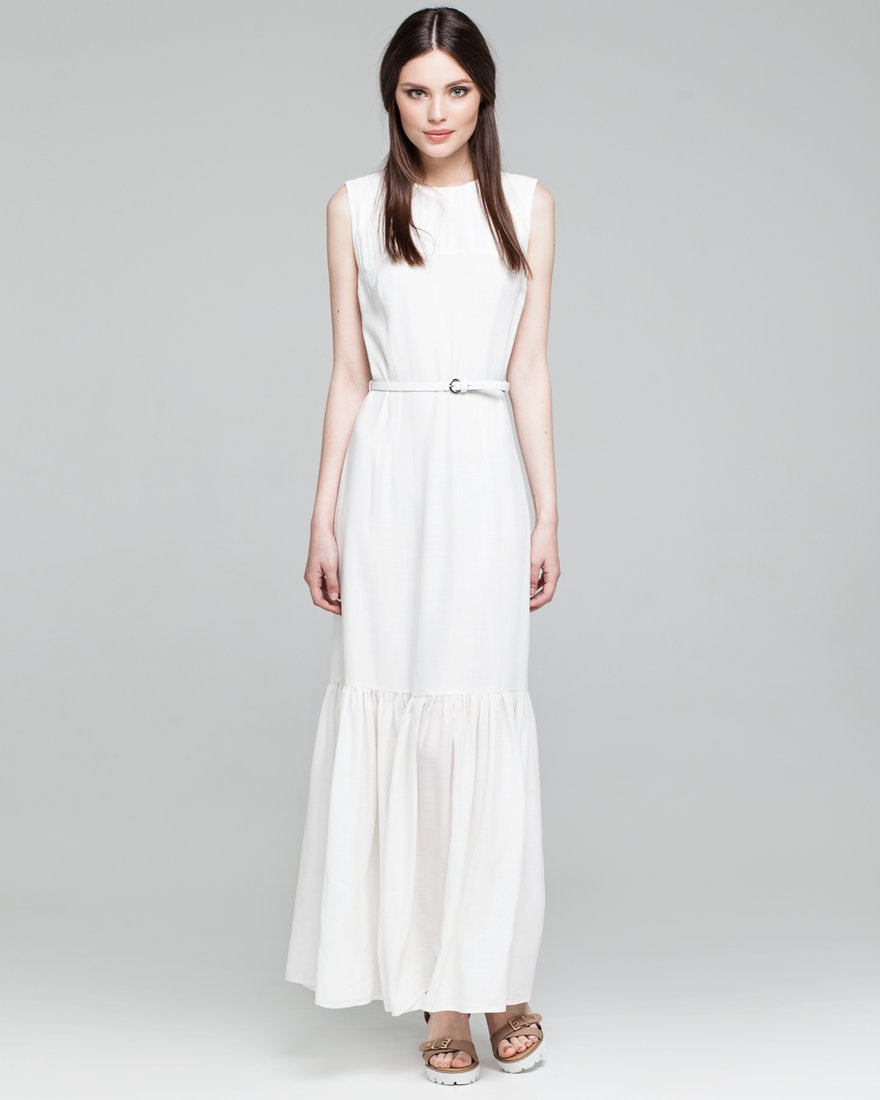 Белое платье в пол www.EkaterinaSmolina.ru