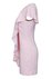 Платье с воланом, розовое www.EkaterinaSmolina.ru
