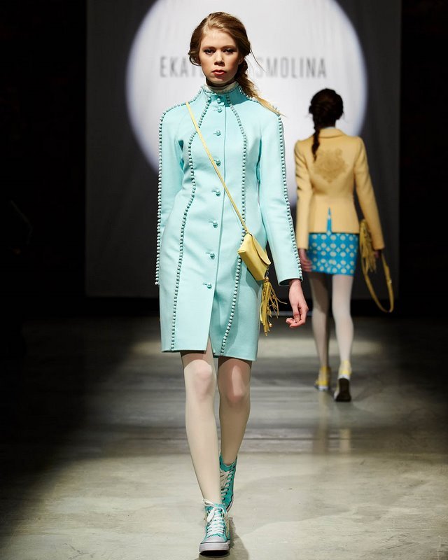 Показ весенней коллекции 2013 haute couture от Модного дома Екатерины Смолиной