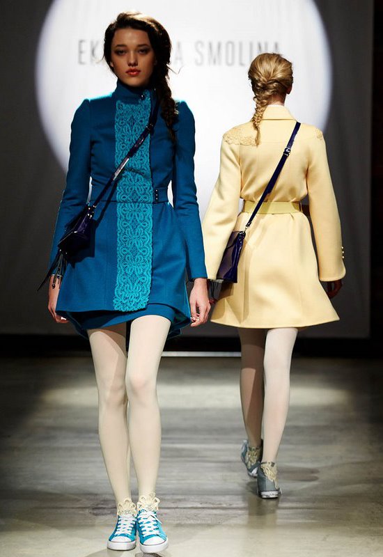 Показ весенней коллекции 2013 haute couture от Модного дома Екатерины Смолиной