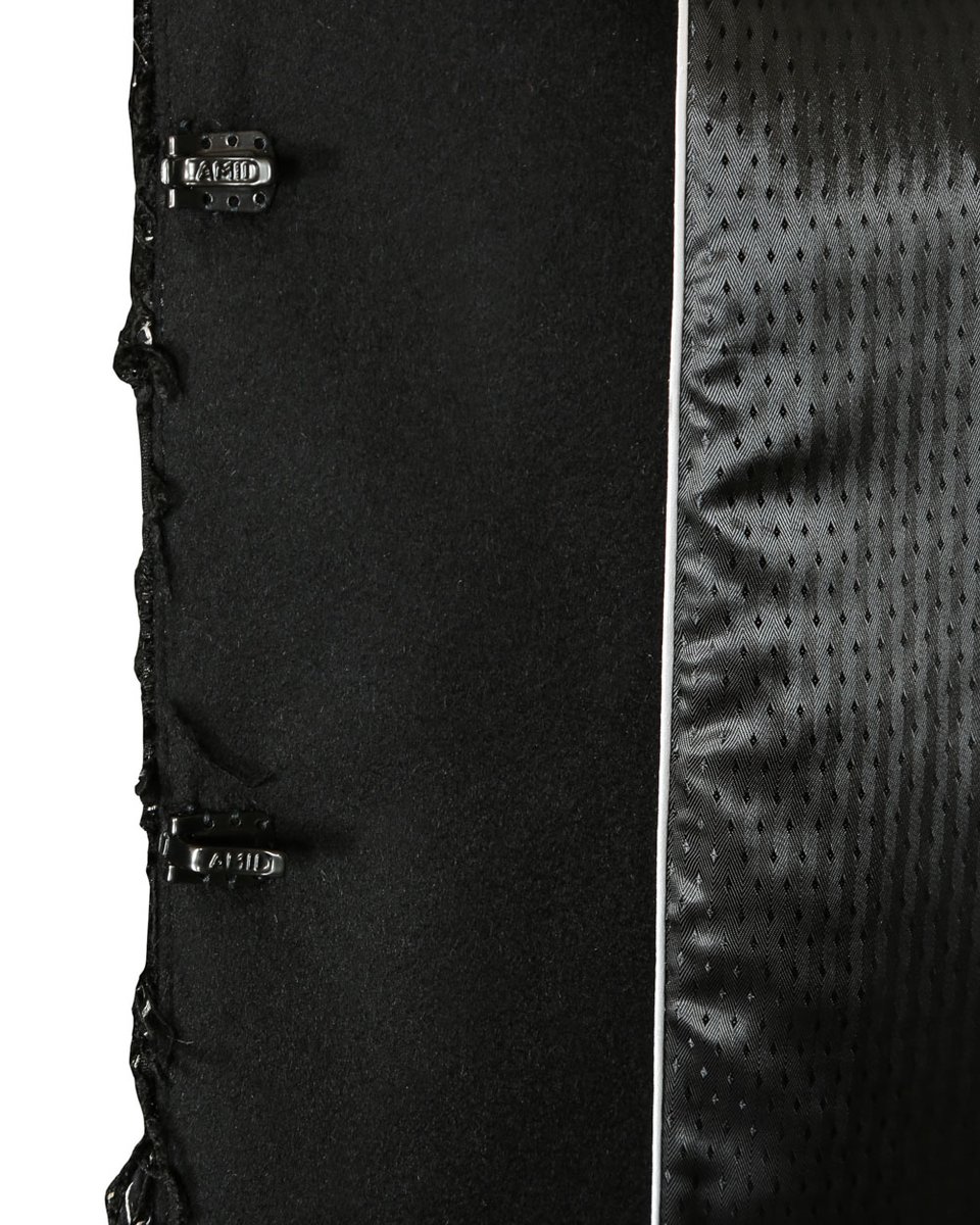 Полупальто из фактурной ткани с длинным ворсом