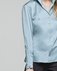 Приталенная блуза бирюзово-синего цвета www.EkaterinaSmolina.ru